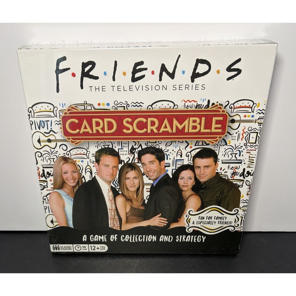 Friends Card Scramble Board Game New Factory SEALED TV Series Party Game - Picture 2 of 9